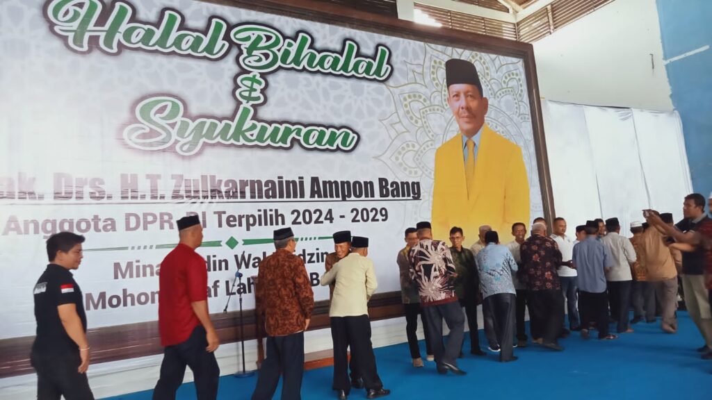 Usai Halal BI Halal Ratusan Simpatisan Dan Para Tokoh Ucap Selamat Kepada Ampon Bang.