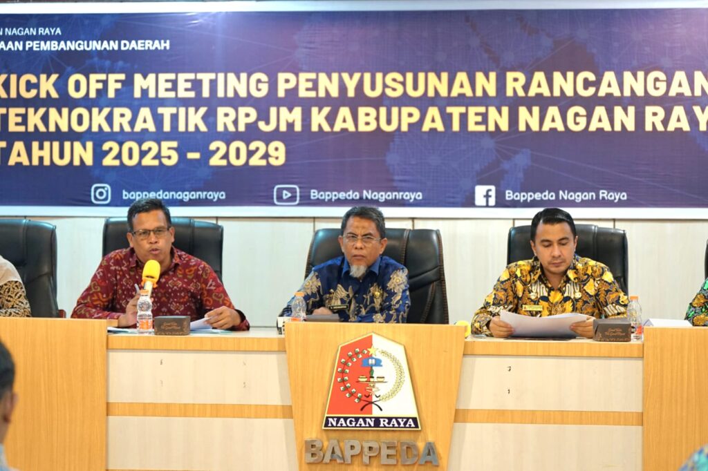 Sekretaris Daerah (Sekda) Ir. H. Ardimartha mengatakan, saat ini Pemkab Nagan Raya berada pada tahapan Penyusunan Rancangan Teknokratik RPJM Kabupaten Nagan Raya Tahun 2025-2029.