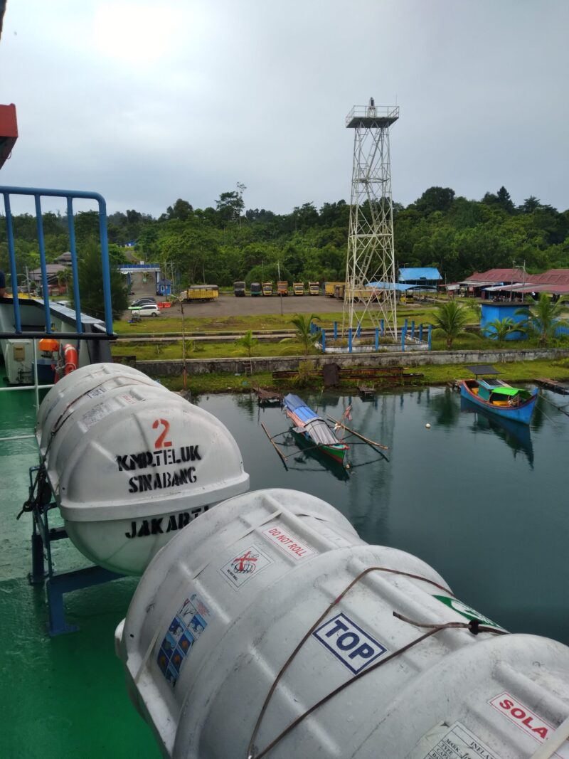 Jalur akses menuju Simeulue 