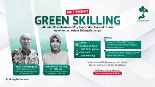 Serial Webinar Green Skilling, LindungiHutan (Sumber: VRITIMES.com)