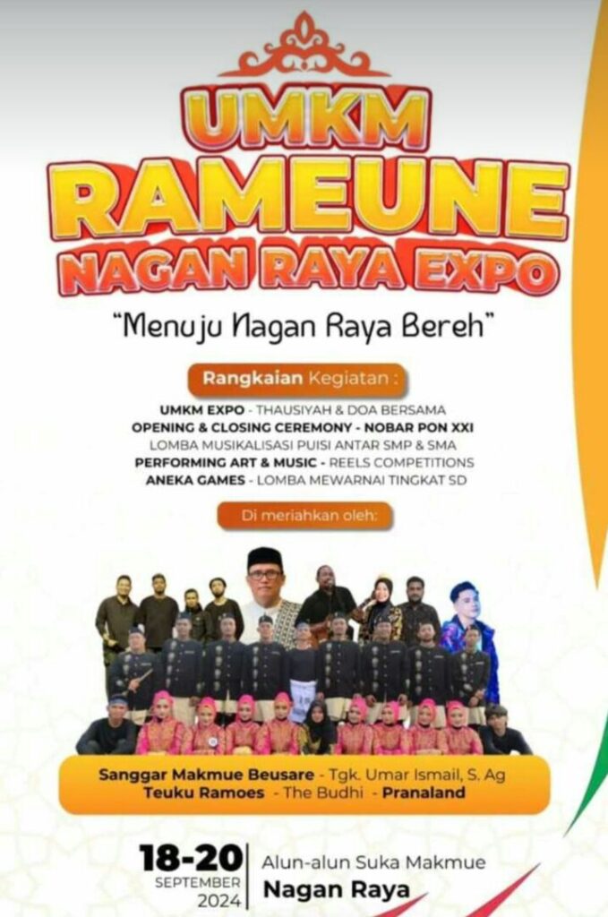 UMKM RAMEUNE Nagan Raya Sejak Tanggal 18 - 20 September 2024