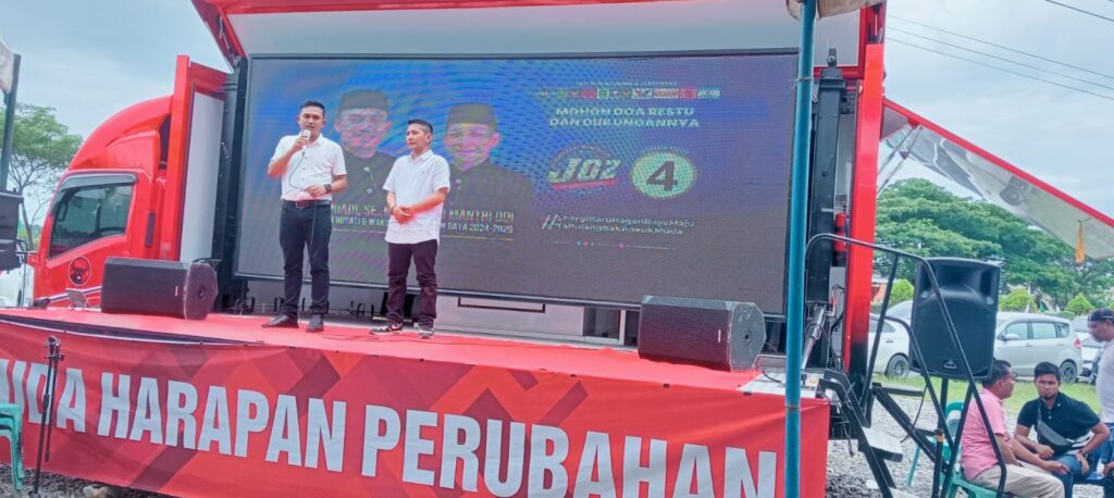 Jonniadi.SE.M.Si Calon Bupati Nagan Raya Bersama Zaini Mantri Doi Calon Wakil Bupati Nagan 