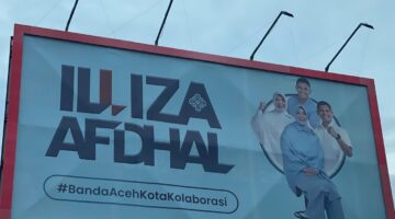 Foto di Baliho Illiza-Afdhal Dinilai Tidak Menunjukkan Nilai Islami