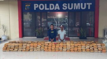 Polda Sumut Gagalkan 272 Kilogram Ganja Asal Aceh