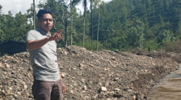 Masyarakat Kampung Penomon Jaya Ucapkan Terimakasih Atas Proyek Normalisasi Sungai Dan Perbaikan Jalan Persawahan  Dan Perkebunan