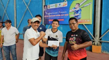 Aminullah/Lohan Juara Turnamen Tenis Antar Instansi Cup 2025