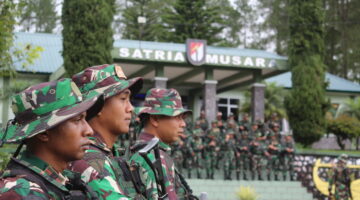 Apel Perwira Yonif 114/Satria Musara Guna Menyiapkan Perwira dalam Kesiapan Satgas Yonmek TNI Konga XXIII-S Unifil