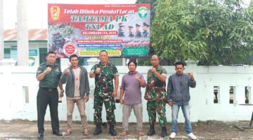 Kodim 0113/ Gayo Lues Gelar Pemasangan Banner Dan Sosialisasi Penerimaan Calon Tamtama TNI AD