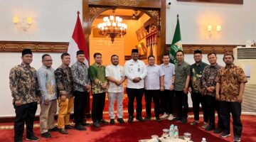 Prima DMI Silaturahmi dengan Pj Gubernur Aceh, Bahas Kolaborasi Pemuda dalam Merawat Masjid