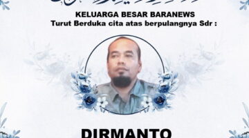 Wartawan Modus Aceh Dirmanto Tutup Usia di Gayo Lues, Pimpinan Bara News Sampaikan Ucapan Duka Cita