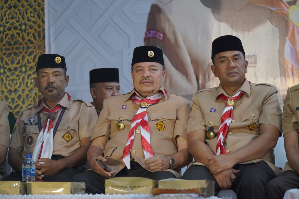 Bupati Nagan Raya, Provinsi Aceh, Dr. TR. Keumangan, S.H., M.H., menghadiri upacara pembukaan Musabaqah Tunas Ramadhan (MTR) XXIV Gerakan Pramuka Kwartir Daerah Aceh Tahun 1446 H/2025 M.