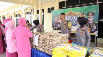 Polres Gayo Lues Gelar Bazar Ramadhan Murah Bersama Bhayangkari Cabang Gayo Lues