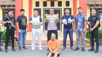 Satreskrim Polres Aceh Utara Tangkap Pemuda Pembawa Pistol, Terkait Kasus Penembakan Polisi