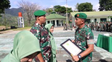 Dandim 0113/ Gayo Lues Pimpin Korp Praport Masuk Dan Pindah Satuan Personel Kodim 0113/ Gayo Lues