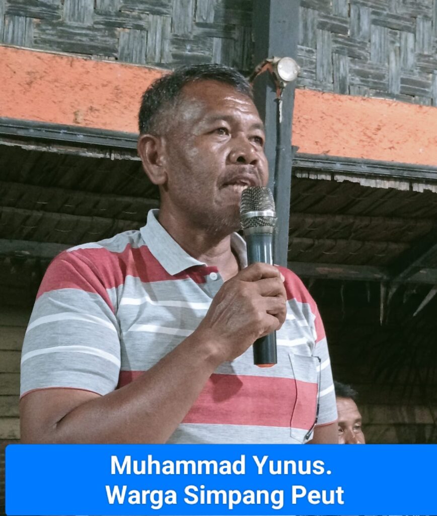 Tokoh Masyarakat Simpang Peut Muhammad Yunus