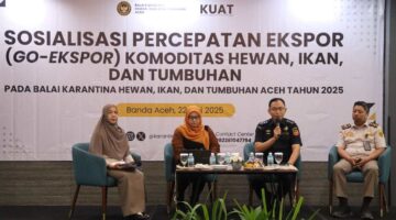 Dorong Ekspor Aceh, Bea Cukai Jadi Narasumber di Sosialisasi Go-Ekspor Balai Karantina