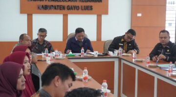 Pemkab Gayo Lues Adakan Rapat Evaluasi Realisasi PAD, Guna Menunjang Perekonomian Kabupaten