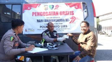 Polres Gayo Lues Gelar Pengobatan Gratis dalam Rangka Hari Bhayangkara ke-79 Tahun 2025