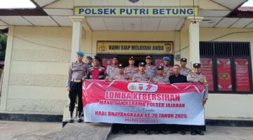 Polsek Putri Betung Sambut Tim Penilai Lomba Kebersihan dari Polres Gayo Lues: Dorong Profesionalisme Polri Lewat Lingkungan yang Bersih dan Tertata