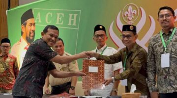 Wagub Aceh Nahkodai Kwarda Pramuka, Siap Cetak Generasi Tangguh