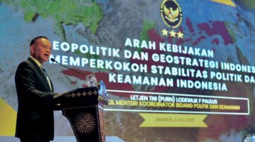 Wamenko Polkam Letjen TNI (Purn.) Lodewijk Paulus Beri Kuliah Umum di Lemhannas RI: Bahas Geopolitik Menuju Indonesia Emas 2045