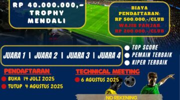 Turnamen Futsal Out Door Semi Open Pemuda Desa Reje Guru, Segera Digelar