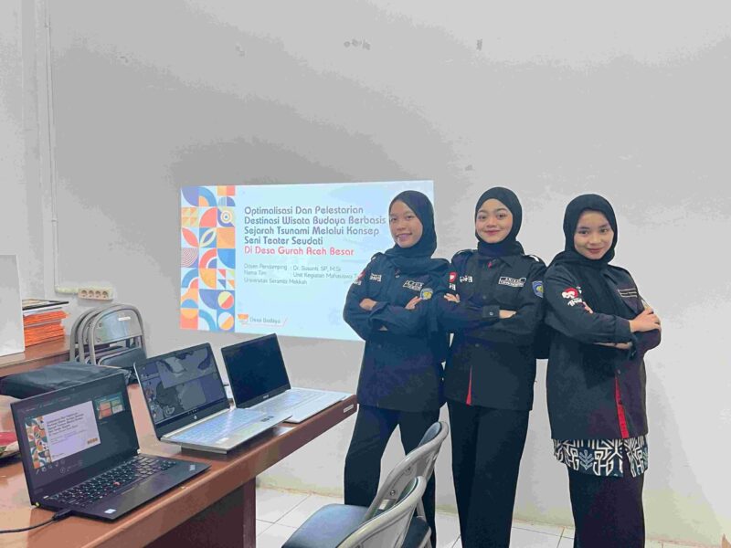 Mahasiswa dari UKM Teater Home USM (dok Humas USM)