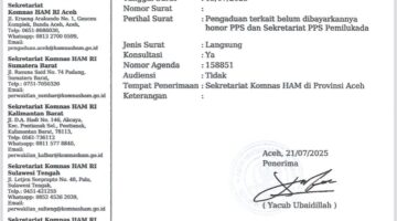 Komnas HAM Terima Aduan Terkait Honor PPS Pemilukada di Aceh