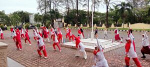 Ratusan YJI Nagan Raya Bersama Masyarakat Senam Bersama