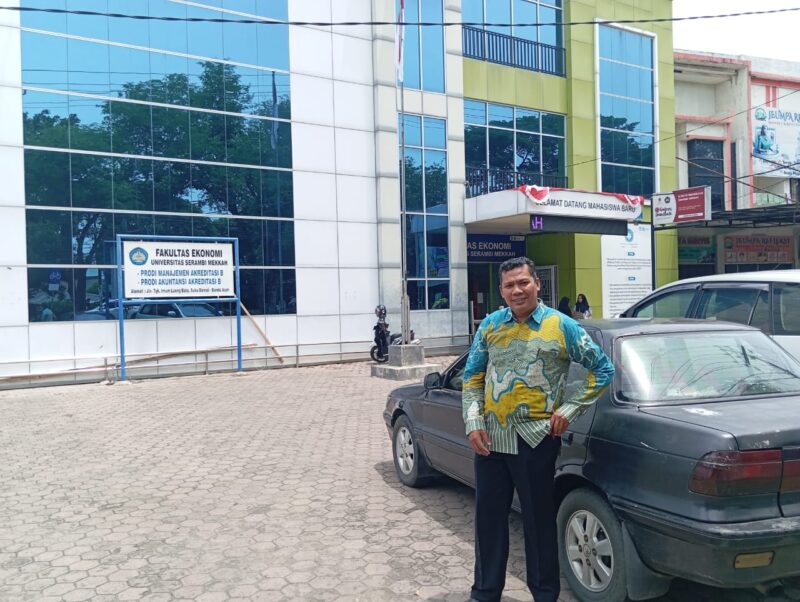 Pak Samsul dan tunggangannya (dok Ist) 