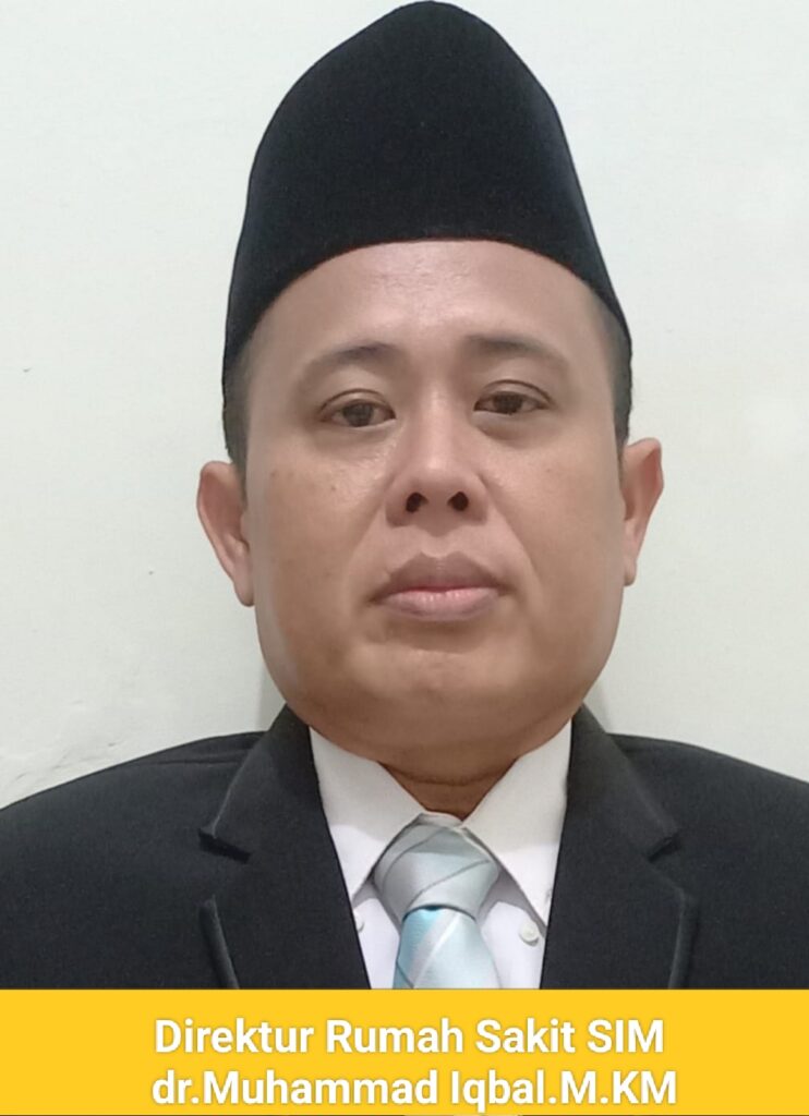 Direktur rumah sakit sultan Iskandar muda Kabupaten Nagan Raya dr.Muhammad Iqbal.M.KM