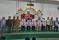 Foto bersama para Calon Keuchik Gampong Garot bersama Imum Mukim  Daroy Jeumpet dan P2K. (dok Ist)