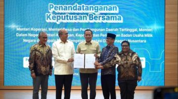 SKB Diteken, Pemerintah Gas Percepatan Pembangunan Gudang & Gerai Kopdes Merah Putih