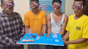 Empat Warga Tuhi Jongkat Diciduk Saat Pakai dan Transaksi Sabu di Kebun Pisang