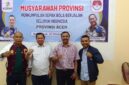 Ilyas M. Harun, SE MM (tengah) Ketua PERSEJASI Aceh terpilih (dok Ist)