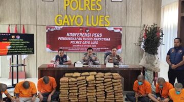 Kapolres Gayo Lues Ungkap 1,95 Ton Ganja, 2,7 Kg Sabu, dan Ladang 60 Hektare — Catat Sejarah Baru dalam Pemberantasan Narkoba