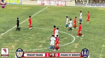 Liga 4 Zona Aceh: Persip Pase Tundukkan Juang FC 1-0 di Stadion Seribu Bukit