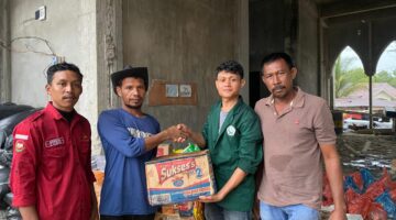 Bantuan Terakhir dari Posko Simpang Mesra PEMA dan ORMAWA UNADA Banda Aceh