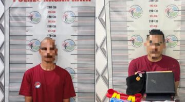 Sat Intelkam dan Satresnarkoba Polres Nagan Raya Berhasil Bongkar Jaringan Peredaran Sabu Dua Tersangka di Amankan