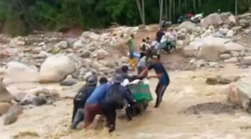 Akses ke Kecamatan Pining Masih Terputus, Distribusi Bantuan Gayo Lues Terkendala