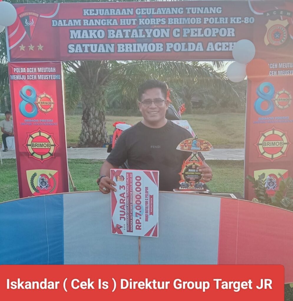 Iskandar dengan sapaan akrab Cek Is Direktur Group Target JR