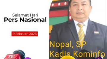 Kadis Kominfo Nopal SP Sampaikan Ucapan Selamat Hari Pers Nasional 2026