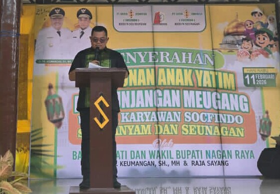 Pengurus PT Socfindo Kebun Seumayam, H. Ricky Irawan