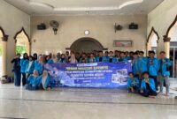 Penyambutan mahasiswa peserta Program Mahasiswa Berdampak di Meunasah Beurawang Pidie Jaya (dok Humas USM)