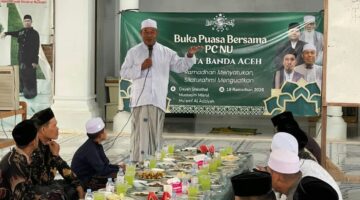 Iftar Jami PC NU Banda Aceh, Waled Muhibban Ingatkan Pentingnya Jamaah