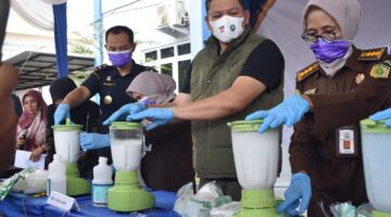BNNP Aceh Musnahkan Barang Bukti Sabu Hasil Pengungkapan di Bireuen