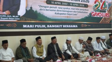 Pemkab Gayo Lues Gelar Doa Bersama, Lanjutkan Rangkaian HUT ke-24 dengan Harapan Bangkit dari Bencana