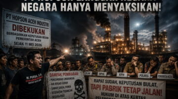 Beroperasi Lagi di Malam Hari, PT Hopson Tunjukkan Pembangkangan Terang-terangan terhadap Negara