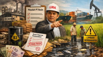 Klaim Sudah Patuh Tak Menjawab Surat Resmi dan Temuan Lapangan, LIRA Sebut PT Rosin Masih Bermasalah dari Hulu ke Hilir
