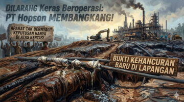PT Hopson Kembali Diduga Beroperasi, Aparat Dinilai Tak Bernyali Menegakkan Keputusan Pembekuan